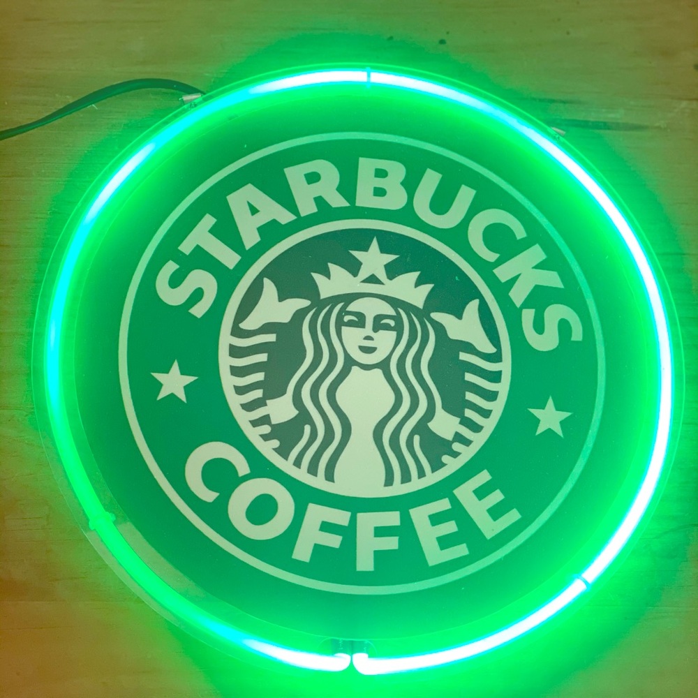 Starbucks neon sign